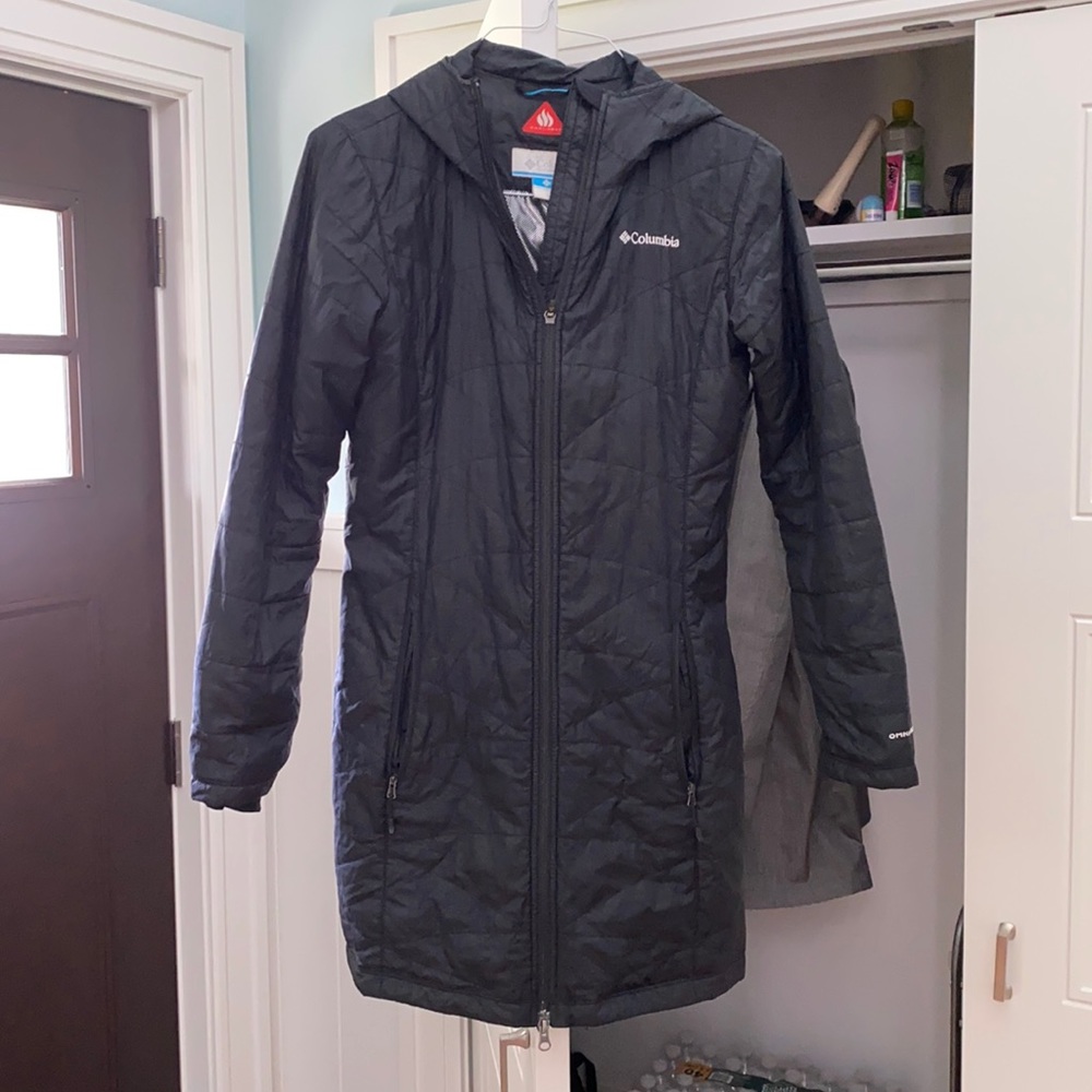 Columbia Long Jacket Omni Heat barely worn
